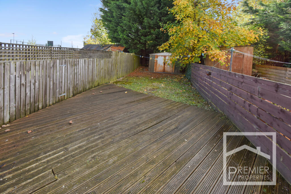 Rear garden