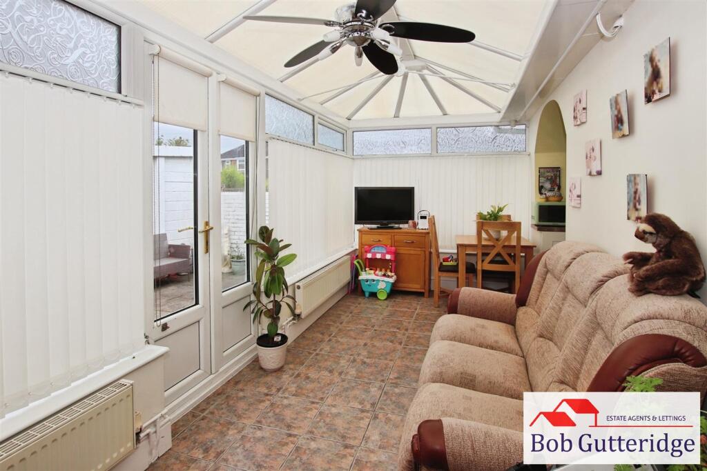 HALF BRICK &amp; UPVC DOUBLE GLAZED CONSERVATORY