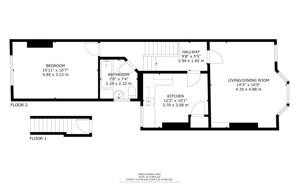 First Floor, 111 Radford Road, Hither Green, London, SE13 6SA