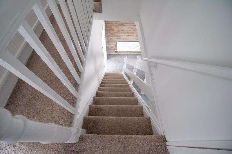 Stairwell to the upper floor