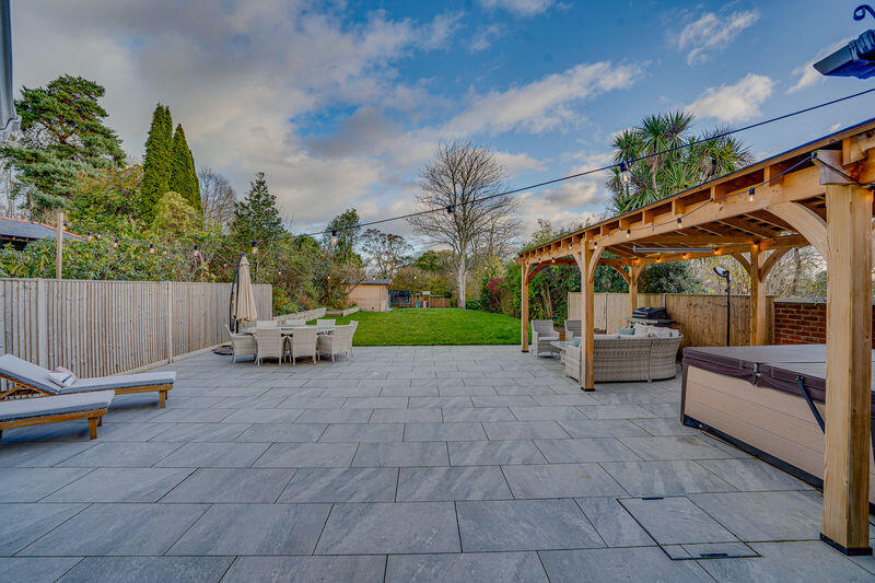 Large patio