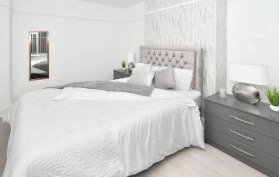 A spacious and beautifully presented double bed...