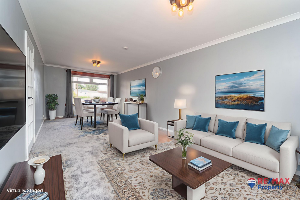 Virtually Staged Lounge Diner