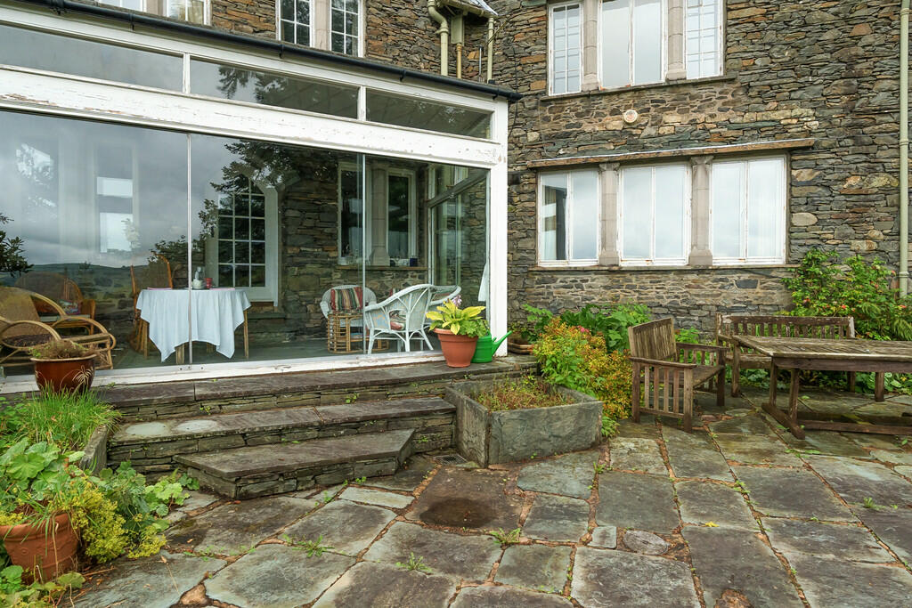 Patio seating are...