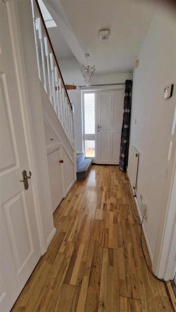 Hall, stairs and
