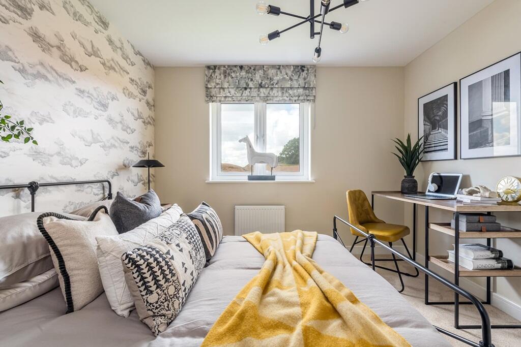 With space for a double bed