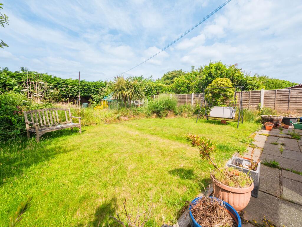 REAR GARDEN IS WEST FACING