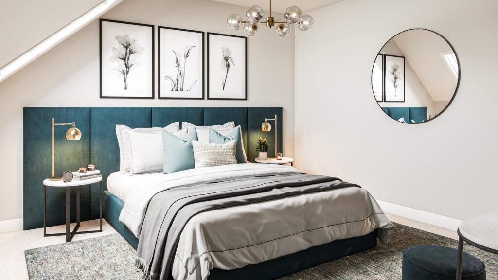 Example of a bedroom at Church Mead