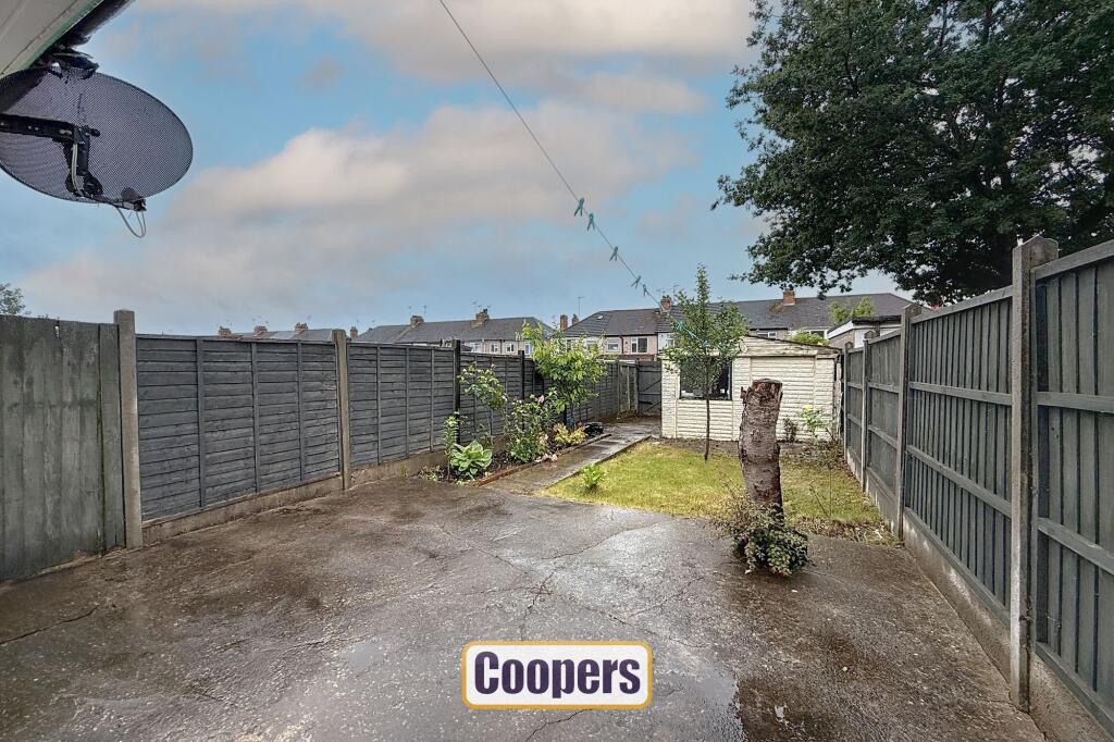 Rear garden