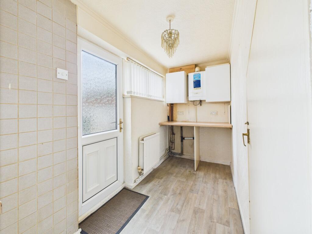 Side Entrance into Dining-Kitchen