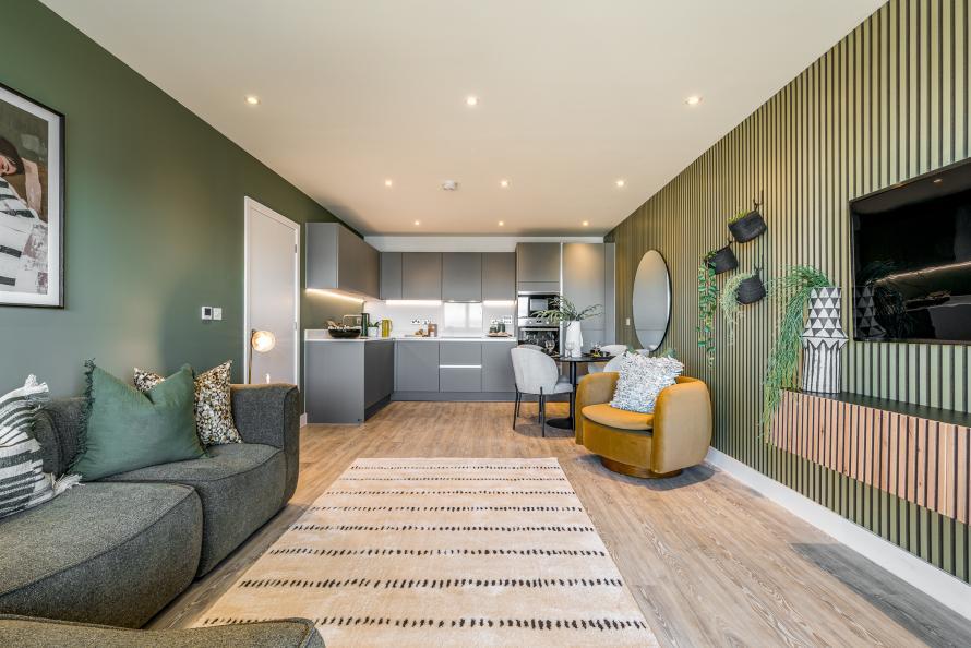 Plot A08 - Kitchen / Dining / Living - The Franklin