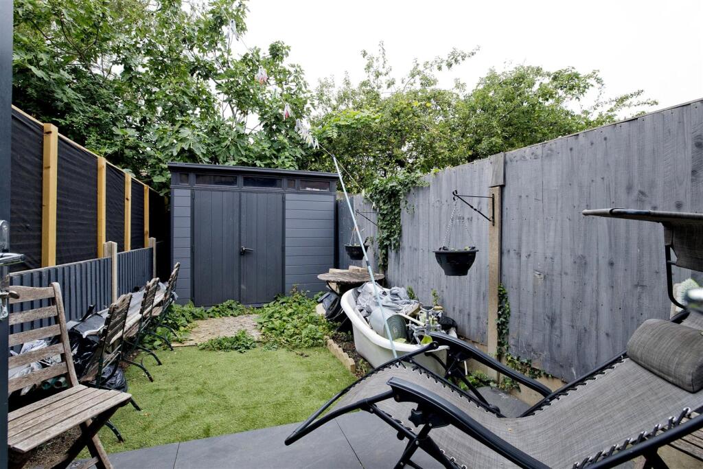 Garden west facing