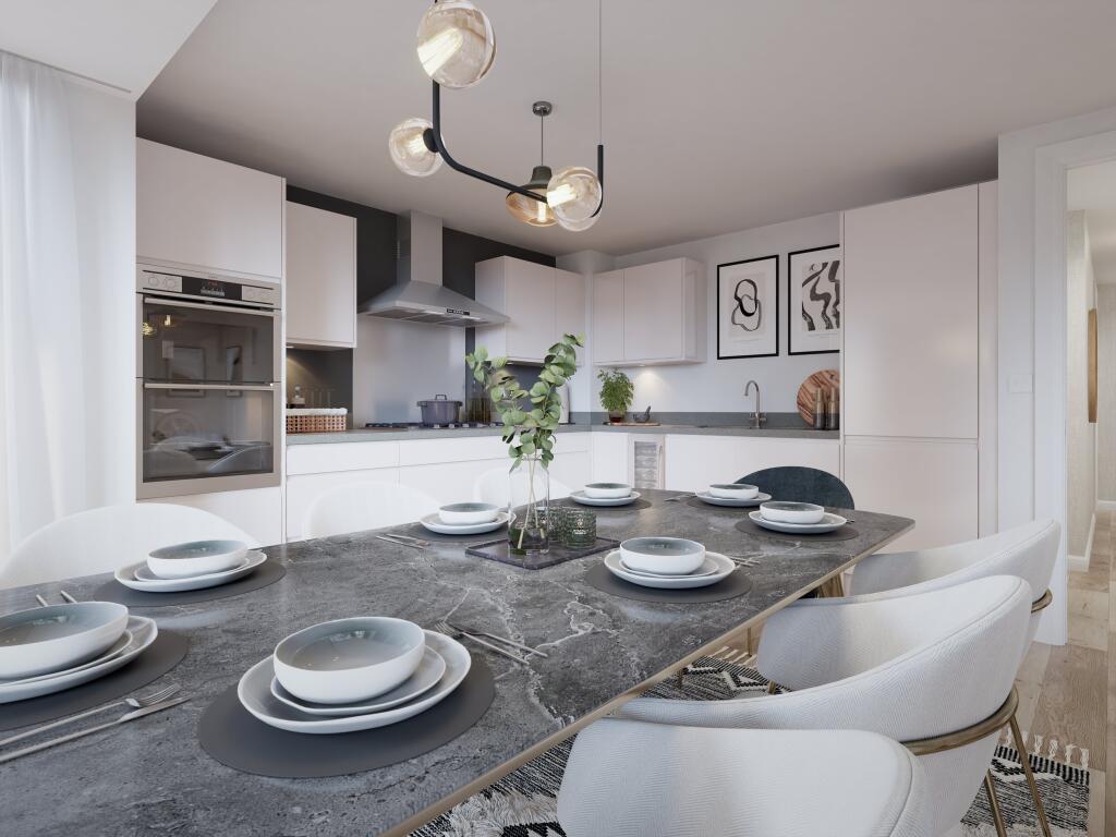 Milford kitchen-diner CGI