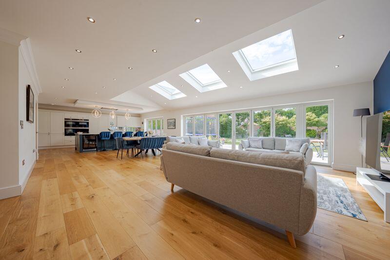 Open plan living area