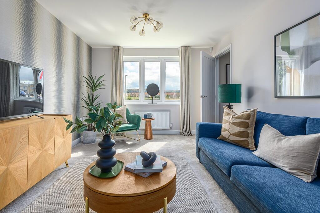 The lounge is perfect for cosy nights in with the family
