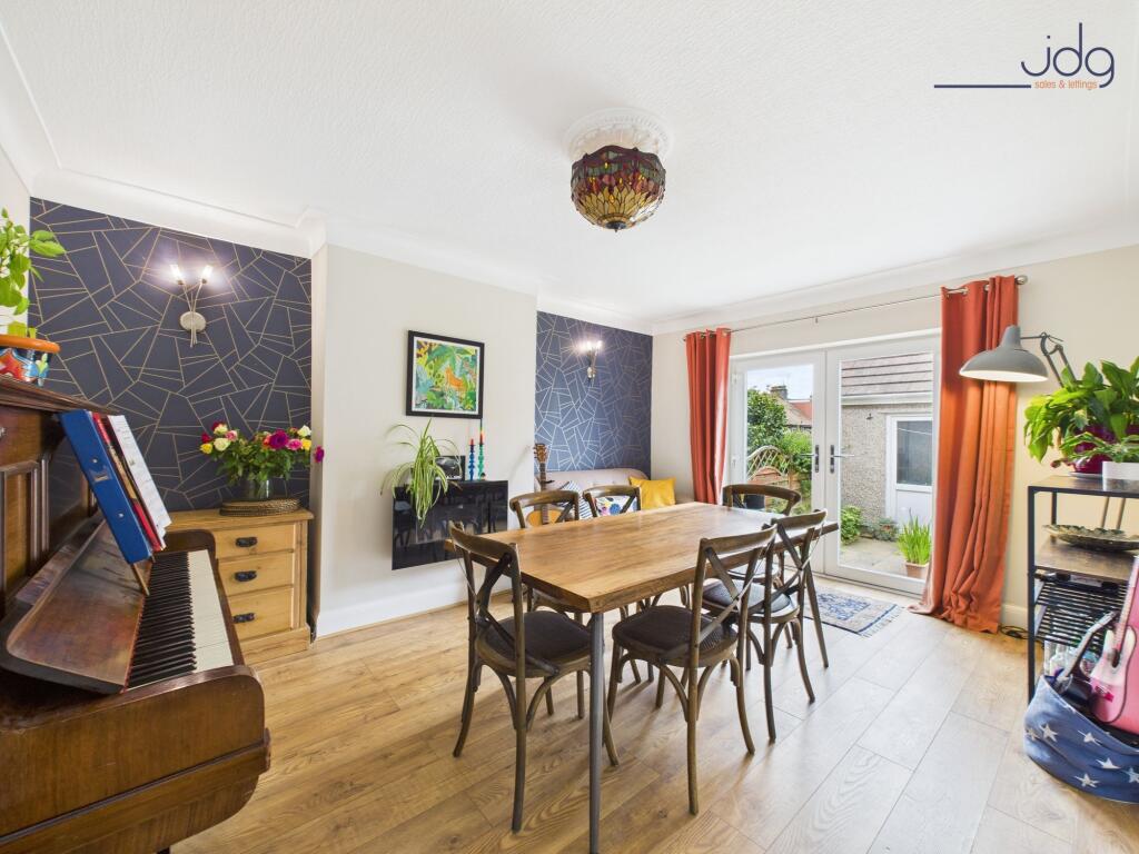 Dining Room with French Doors