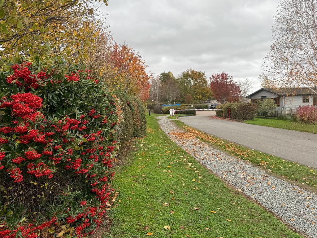 Secure location with barrier