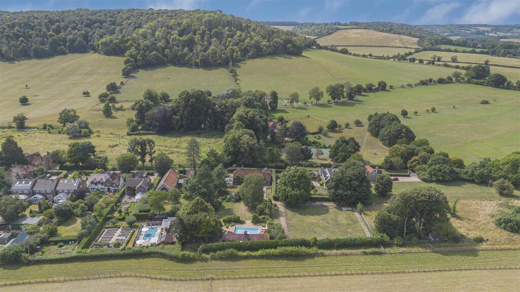 Aerial view from the rear