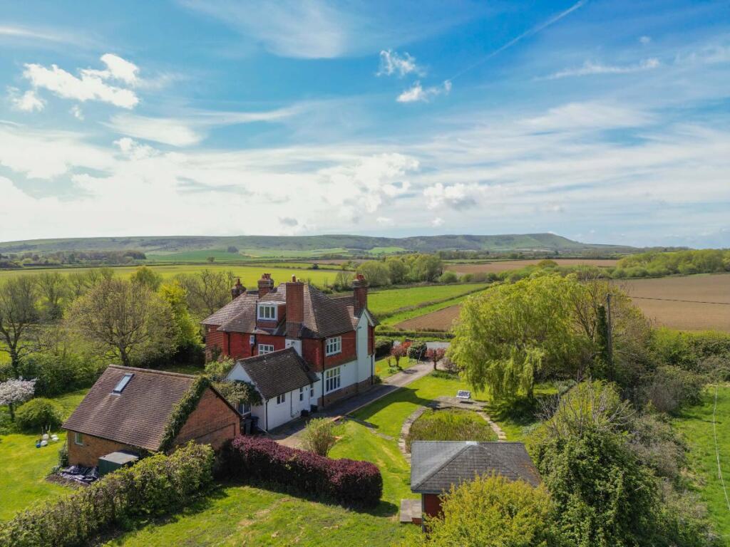 Drone image with the view of the Beacon