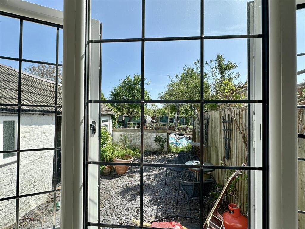 view from kitchen