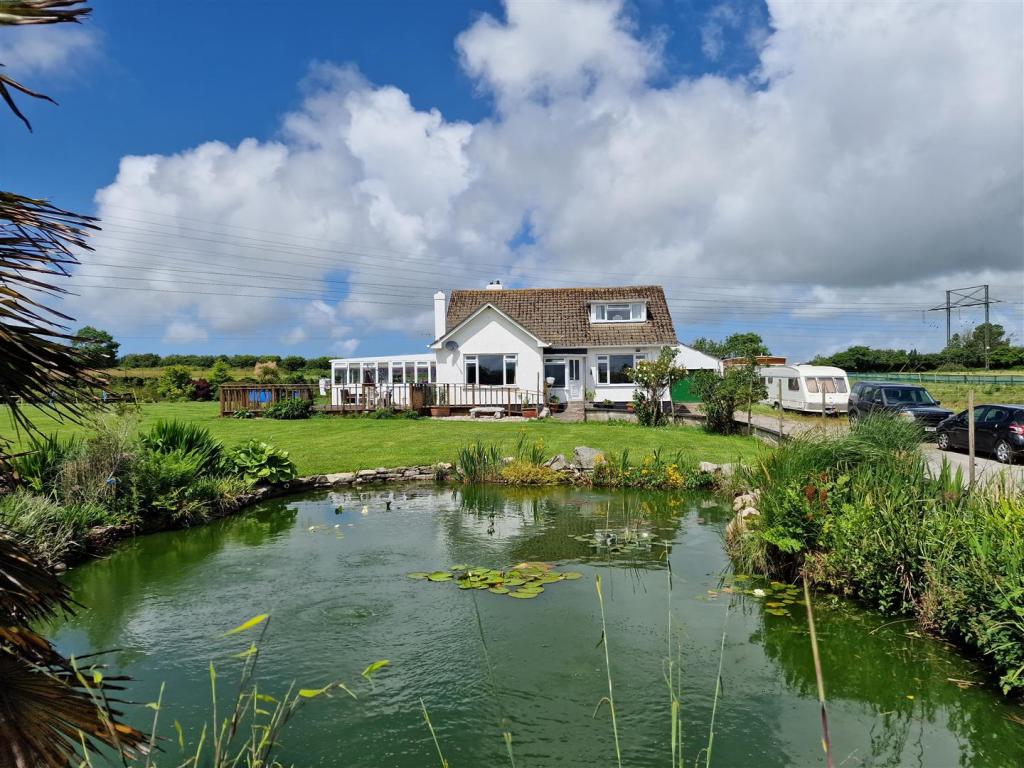 House over pond