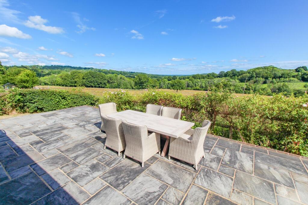 patio and view
