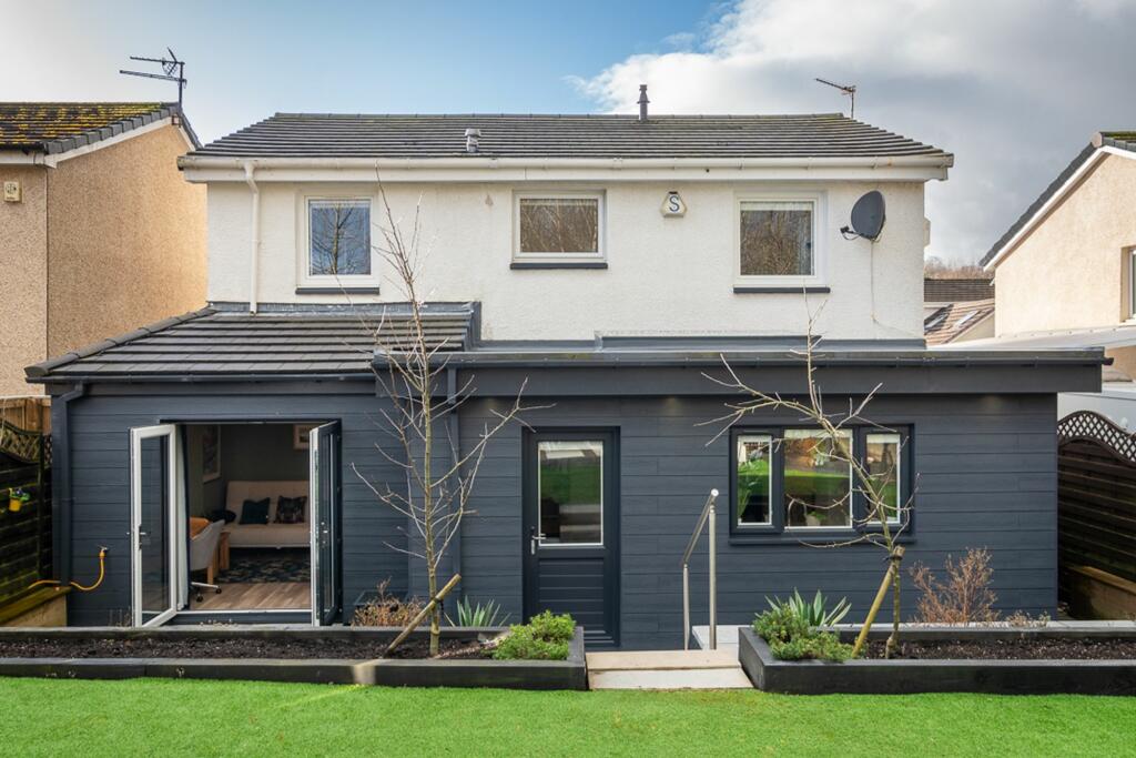 Rear house exterior