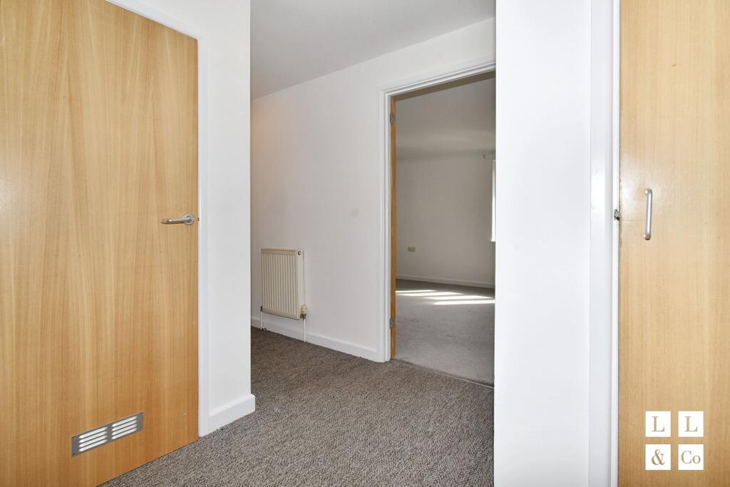 Hallway with storage