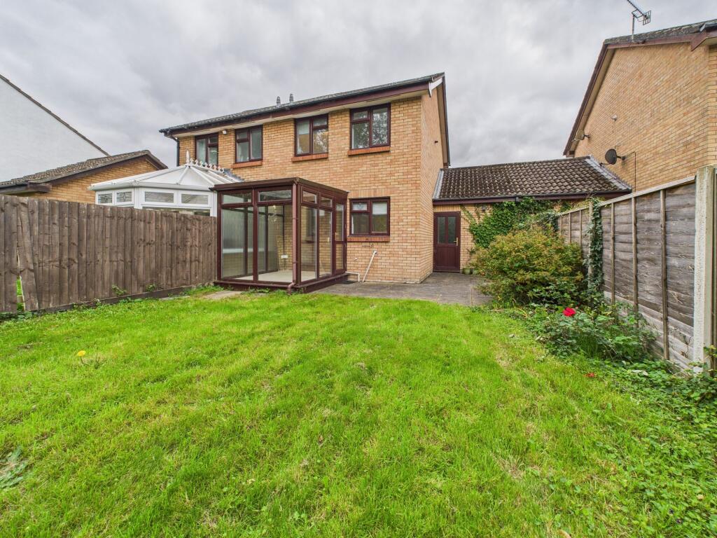 Rear of property