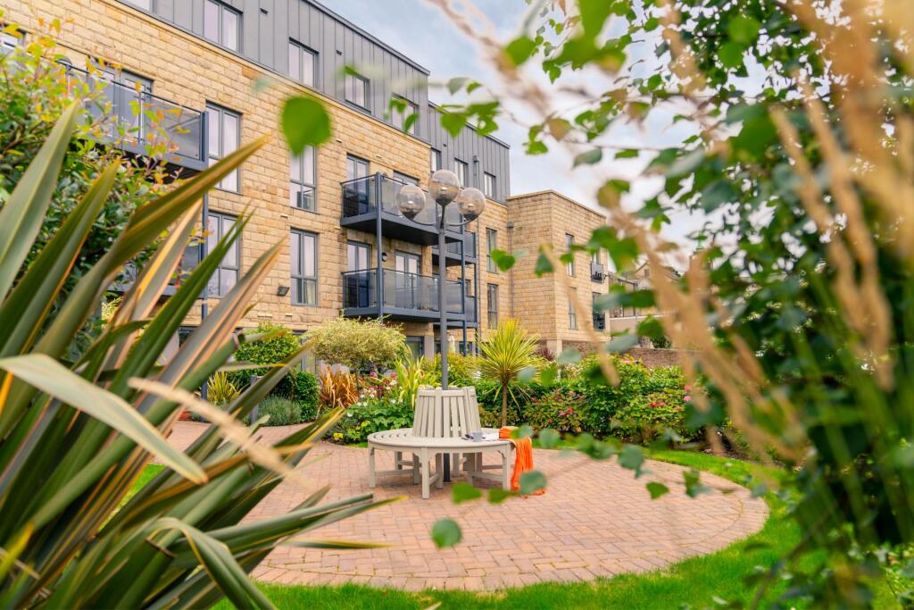 Garden seating area