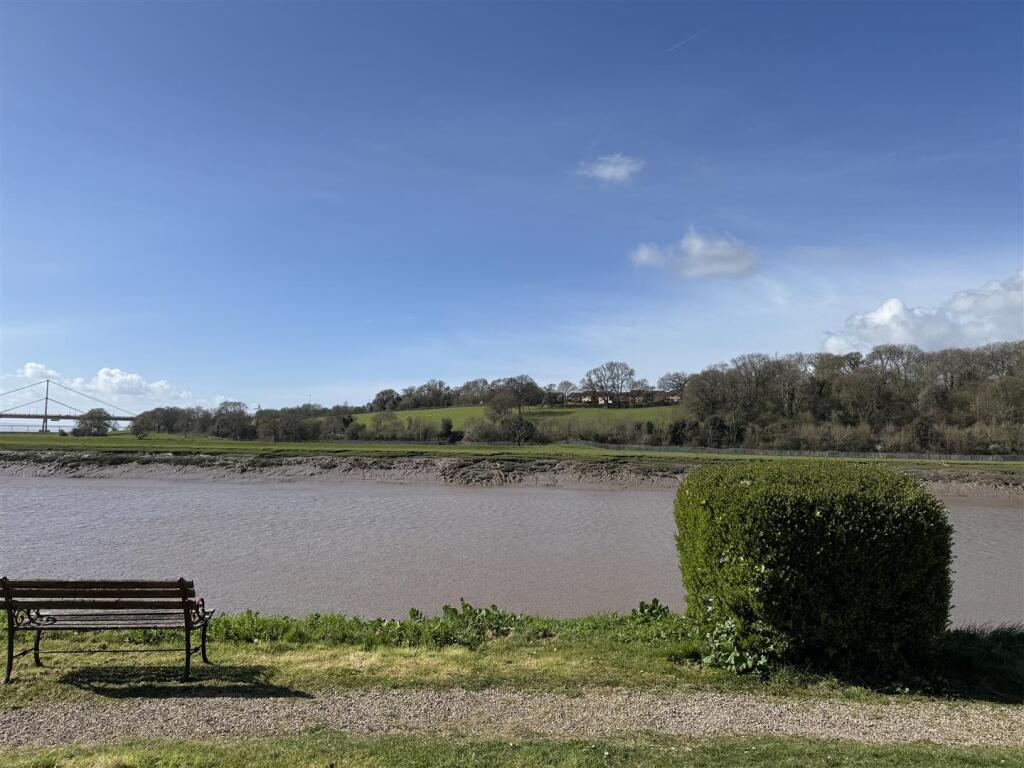 View and riverside walk