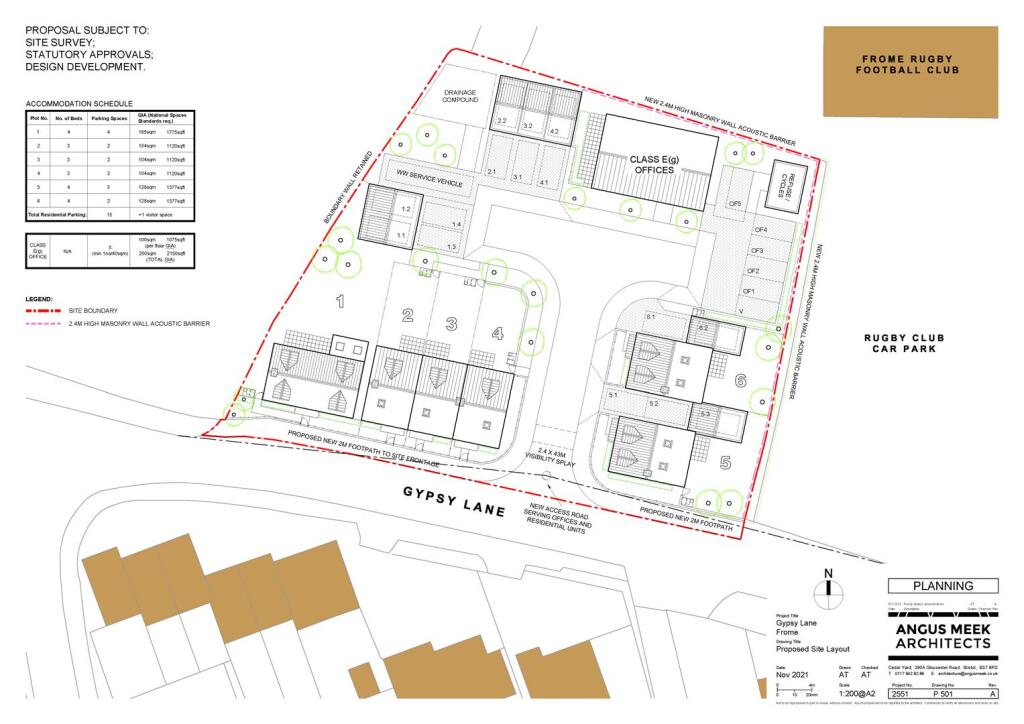 Development Site @ Gypsy Lane Frome, Somerset, BA1