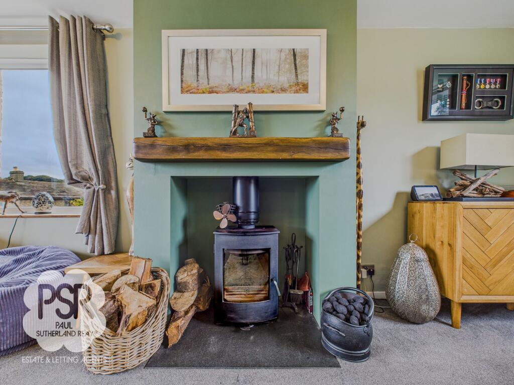 Lounge - Log Burner Fireplace