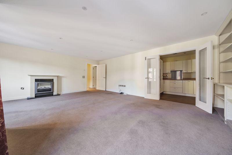 Living/dining room through to kitchen