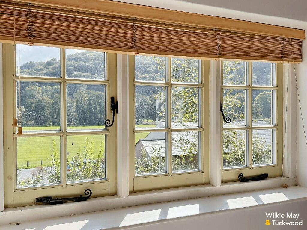 View through window