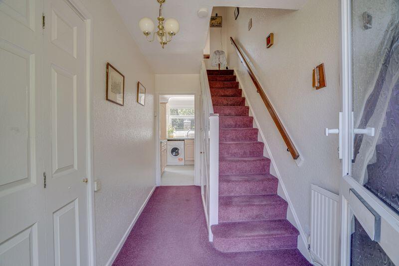 Looking into hallway