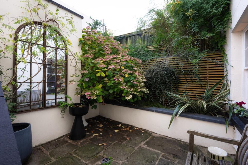 Rear courtyard