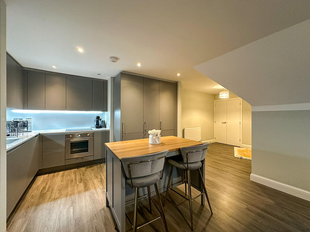 Open plan kitchen...