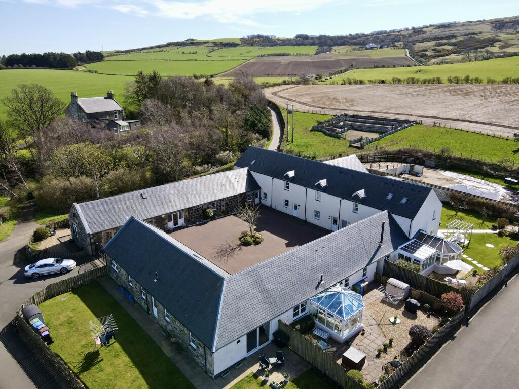 Aerial View of Genoch Mews and Carrick Hills