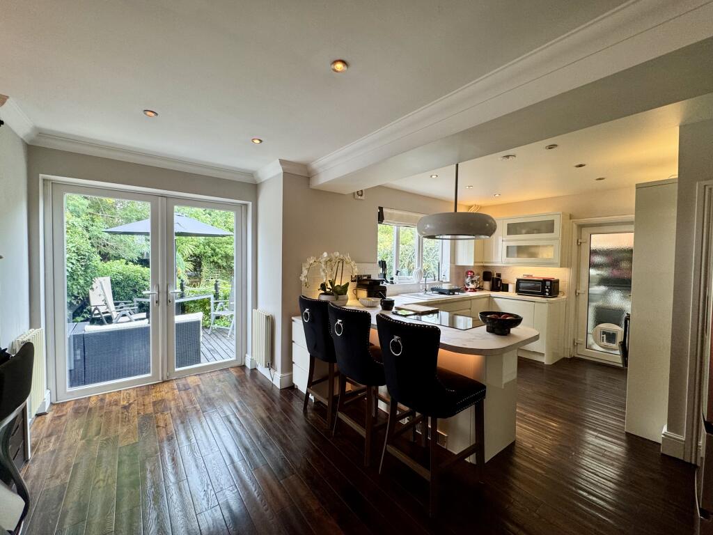open plan kitchen