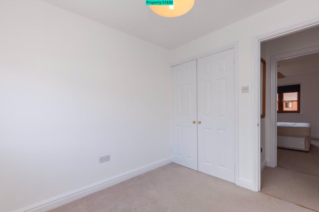 Bedroom 2 with Fitted Cupboards