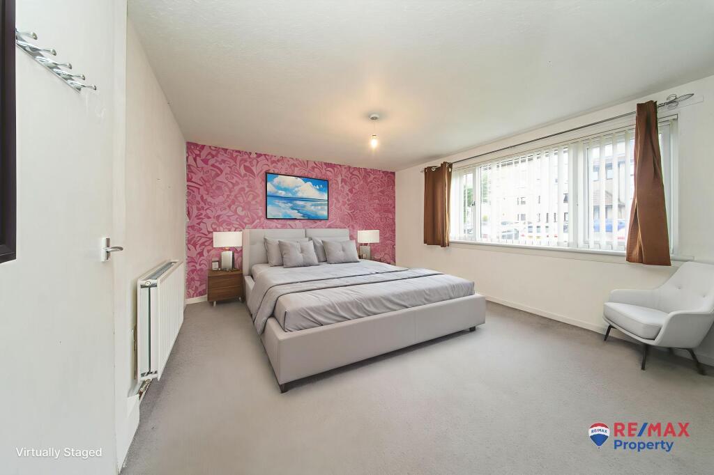 Virtually Staged Bedroom