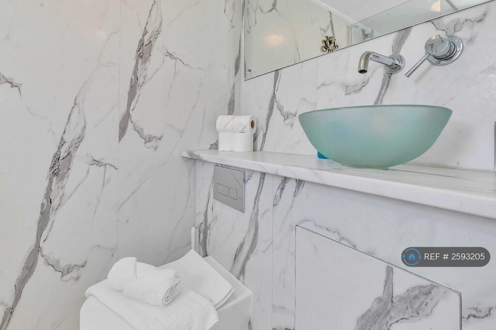 Bathroom With Shower And Toilet 