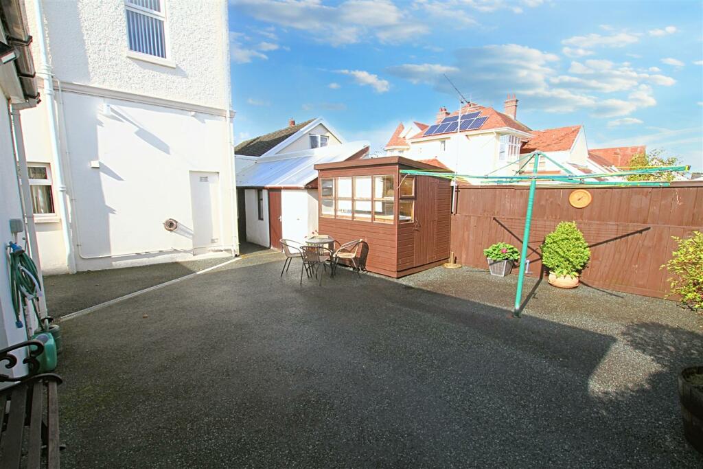 rear patio