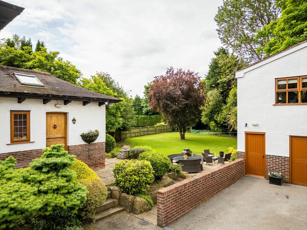 View from driveway
