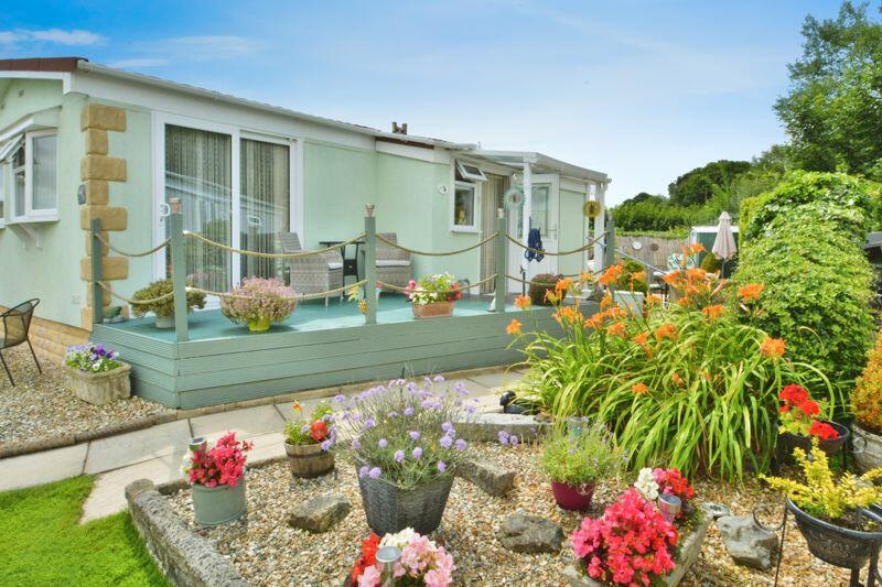 Attractive gardens and raised decking