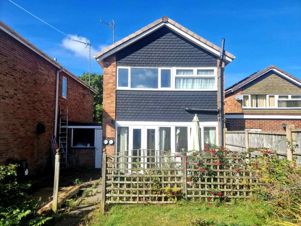 Rear of property
