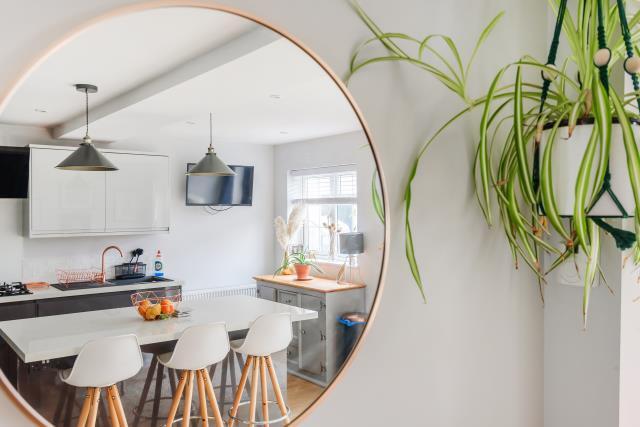 Kitchen Mirror View