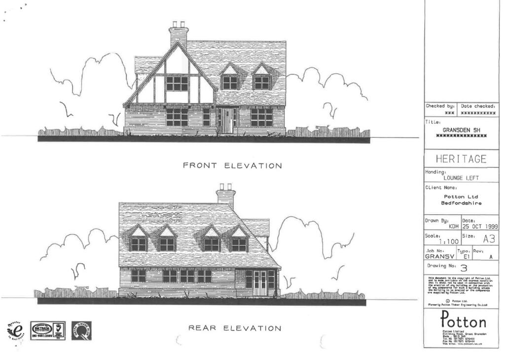 Front &amp; Rear Elevation