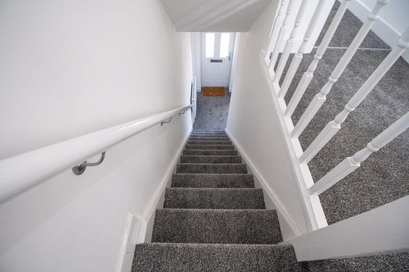 Stairwell to the upper floor